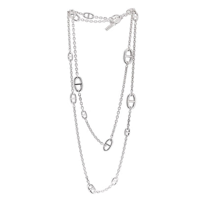 Hermes Sterling Silver Farandole Necklace 120 3 of 5