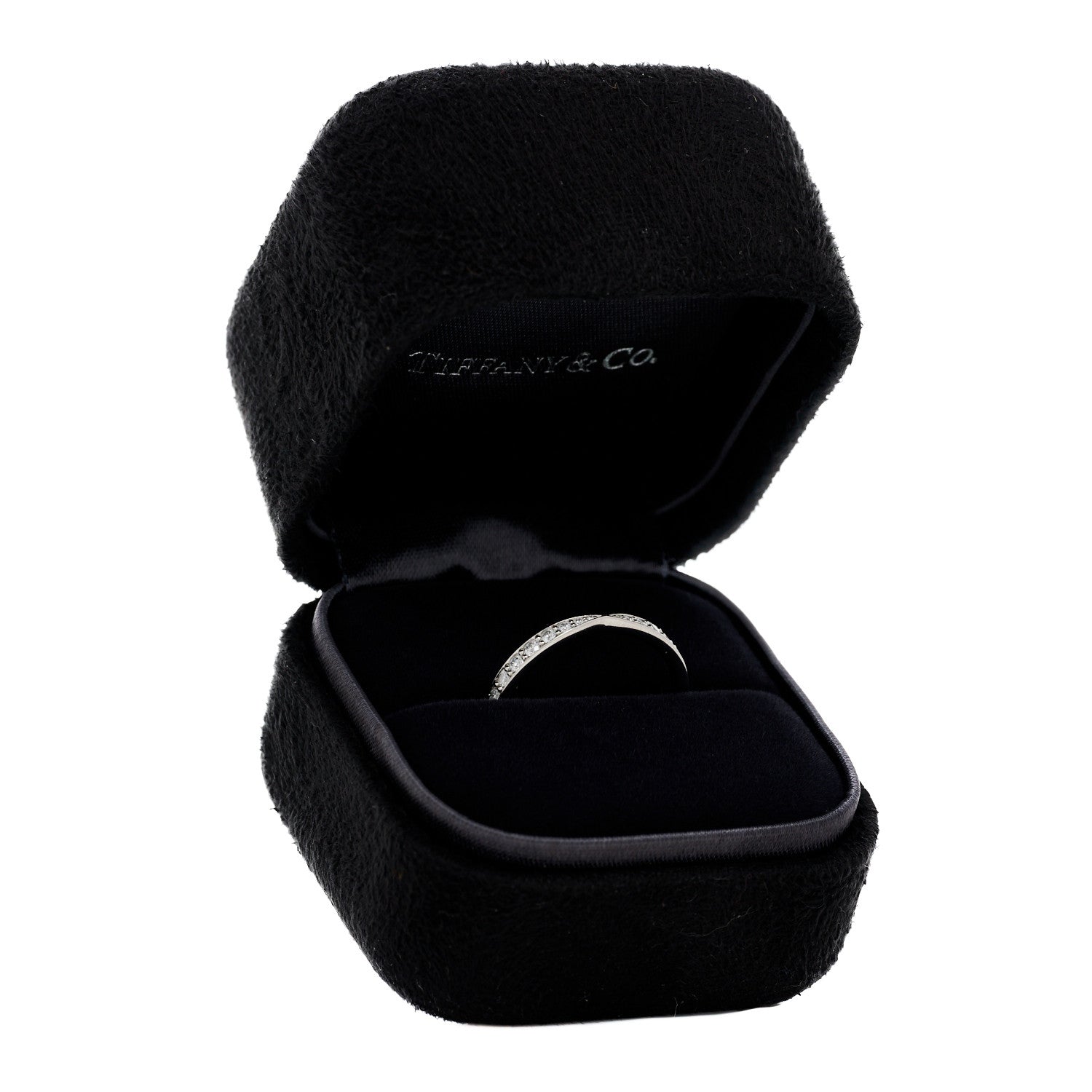 Tiffany Platinum Diamond Harmony Bead-set Band Ring 54 7 5 of 5