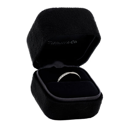 Tiffany Platinum Diamond Harmony Bead-set Band Ring 54 7 5 of 5