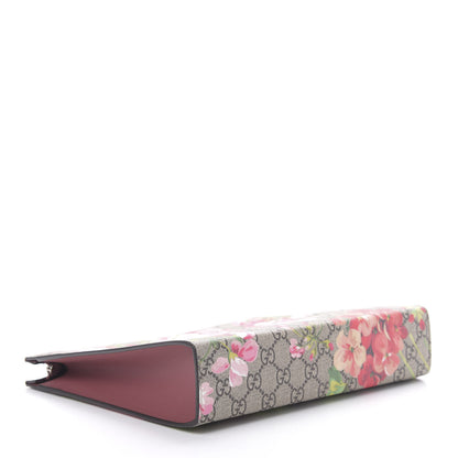 Gucci GG Supreme Monogram Blooms Large Cosmetic Case Beige Multicolor Dry Rose 4 of 7