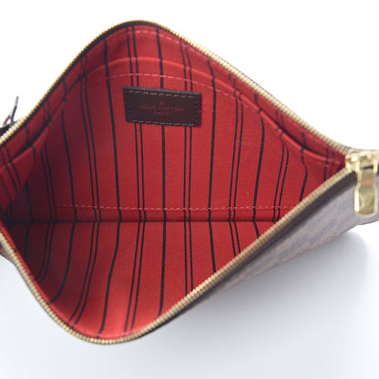 Louis Vuitton Damier Ebene Neverfull MM GM Pochette 4 of 5