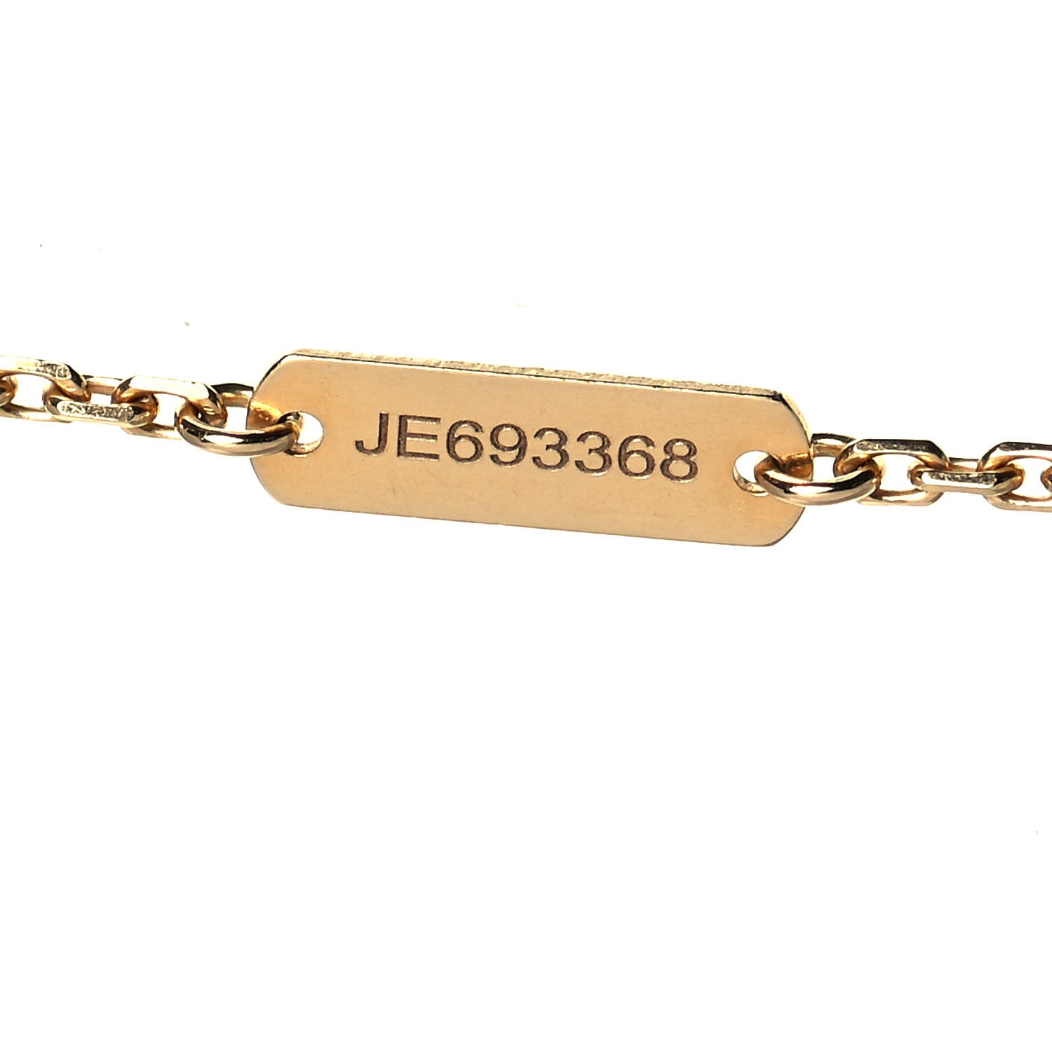 Van Cleef & Arpels 18K Yellow Gold Black Onyx Vintage Alhambra Pendant Necklace 5 of 5