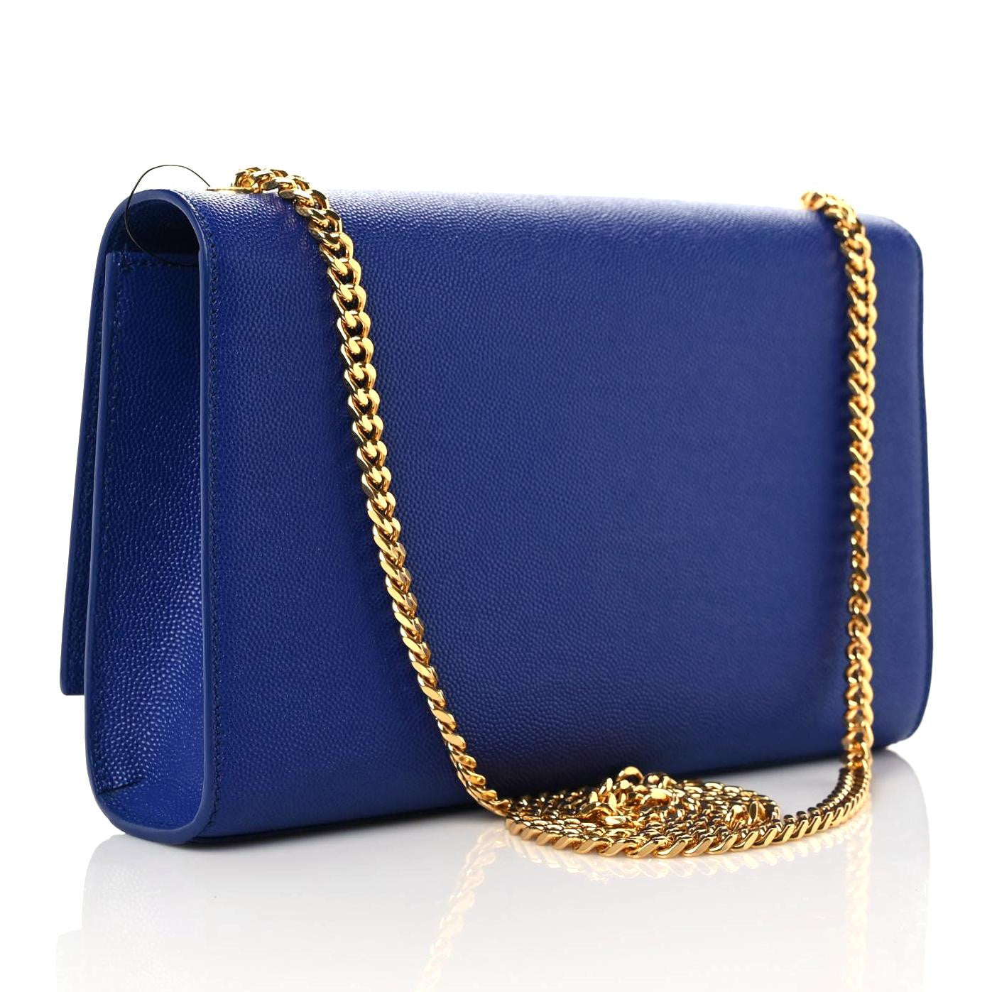 Grain De Poudre Medium Classic Monogram Kate Satchel Flash Blue