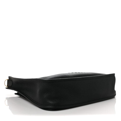 Hermes Taurillon Clemence Evelyne III GM Black 4 of 8