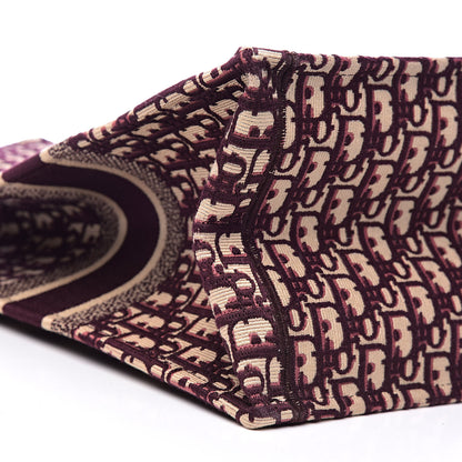 Christian Dior Oblique Large Book Tote Burgundy Multicolor 8 of 10