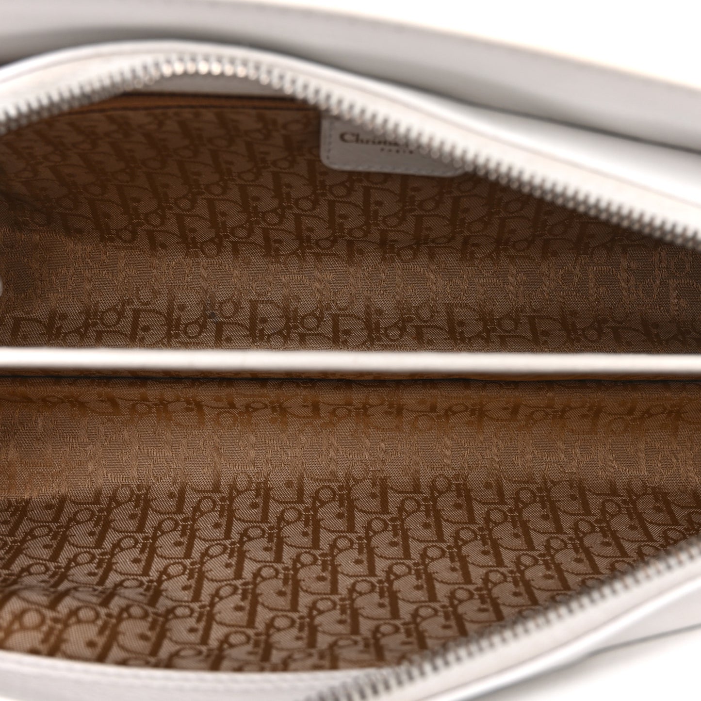 Calfskin Soft Lady Dior East West White