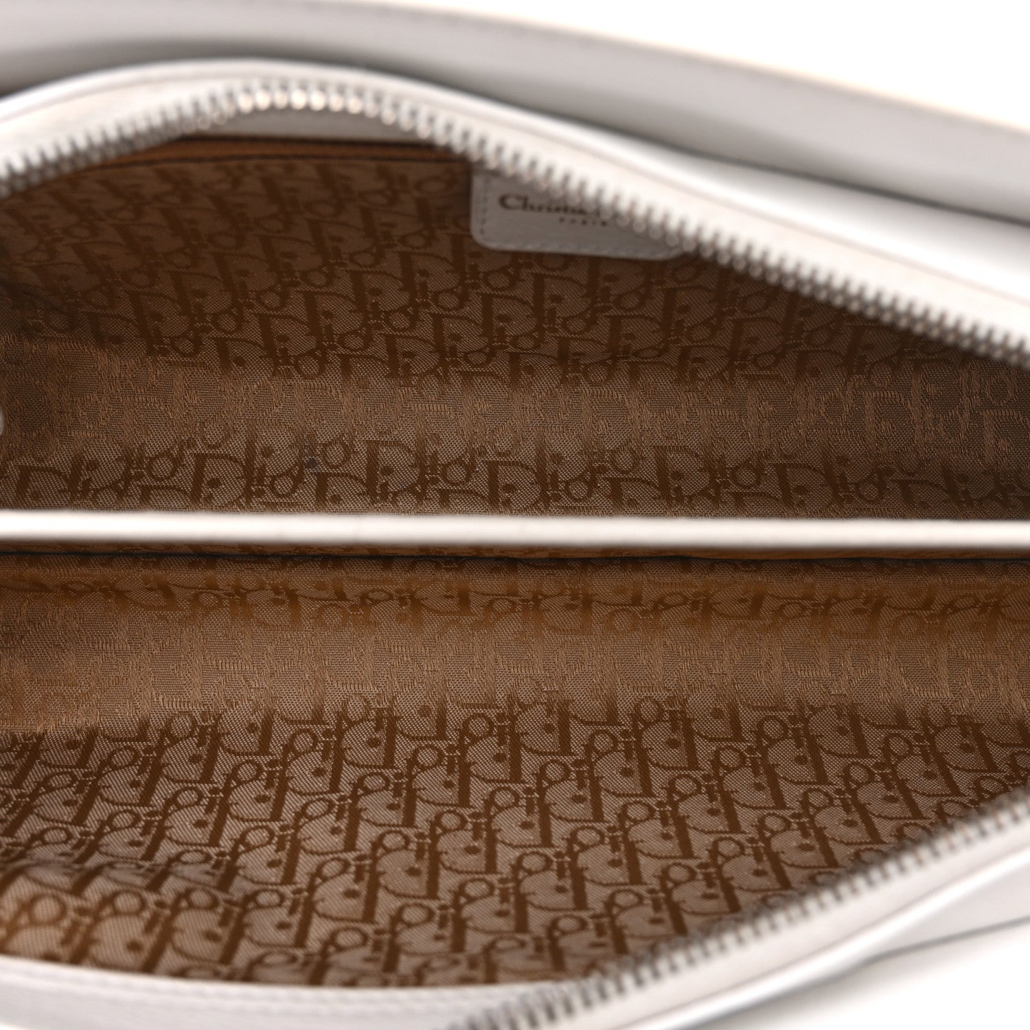 Christian Dior Calfskin Soft Lady Dior East West White 5 of 17