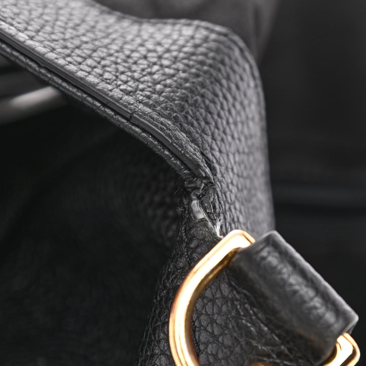 Calfskin Empire City Messenger Crossbody Black