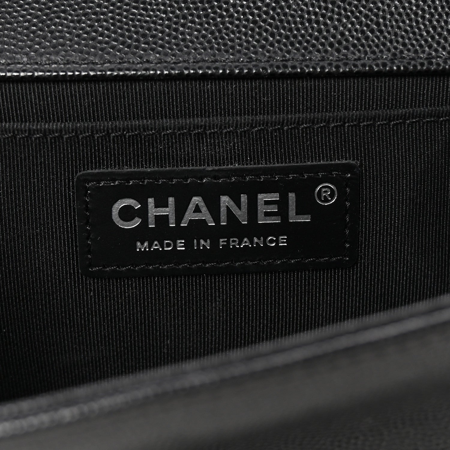 Chanel Caviar Quilted Medium Boy Flap Black 6 of 9