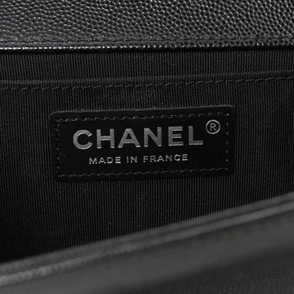 Chanel Caviar Quilted Medium Boy Flap Black 6 of 9