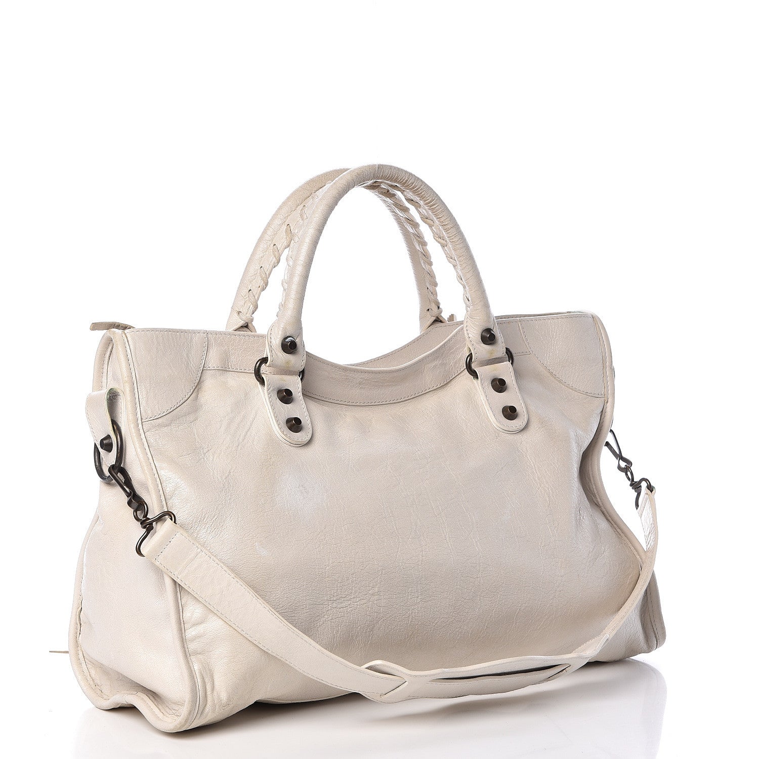 Balenciaga Chevre Classic Hardware City White 3 of 27