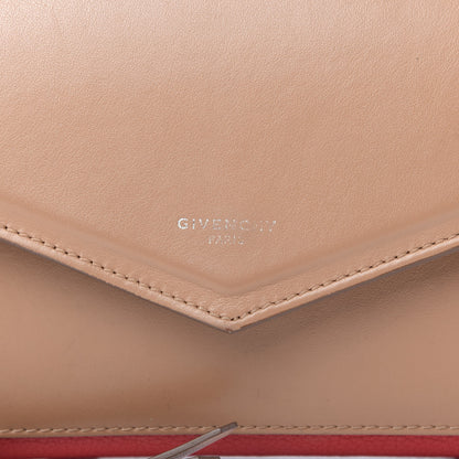 Givenchy Calfskin Duetto Crossbody Beige Red 9 of 9