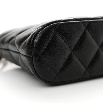 Chanel Caviar Quilted Classic Clutch With Chain Black 9 of 12