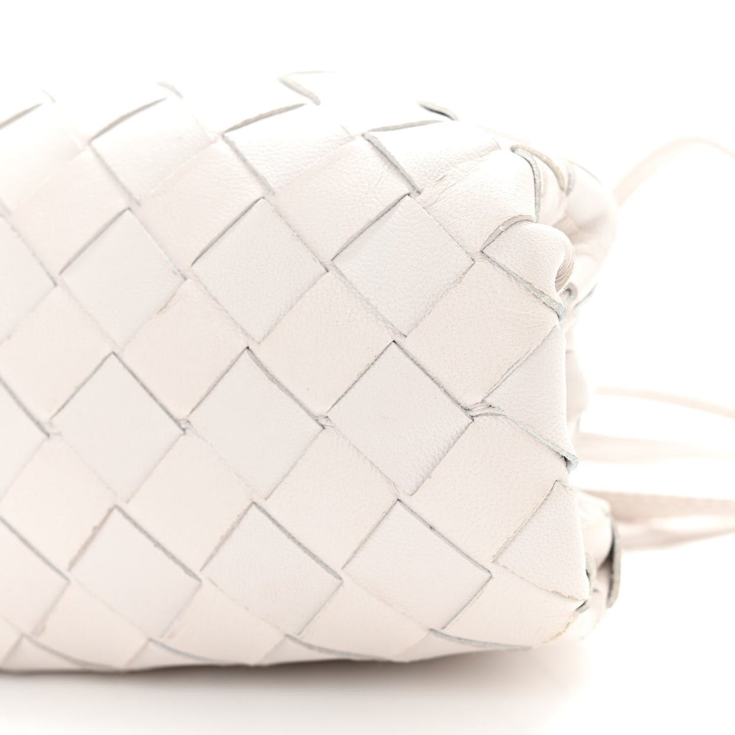 Nappa Intrecciato The Mini Pouch Chalk
