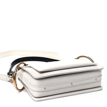 Chloe Calfskin Suede Small Roy Bag Natural White 3 of 4
