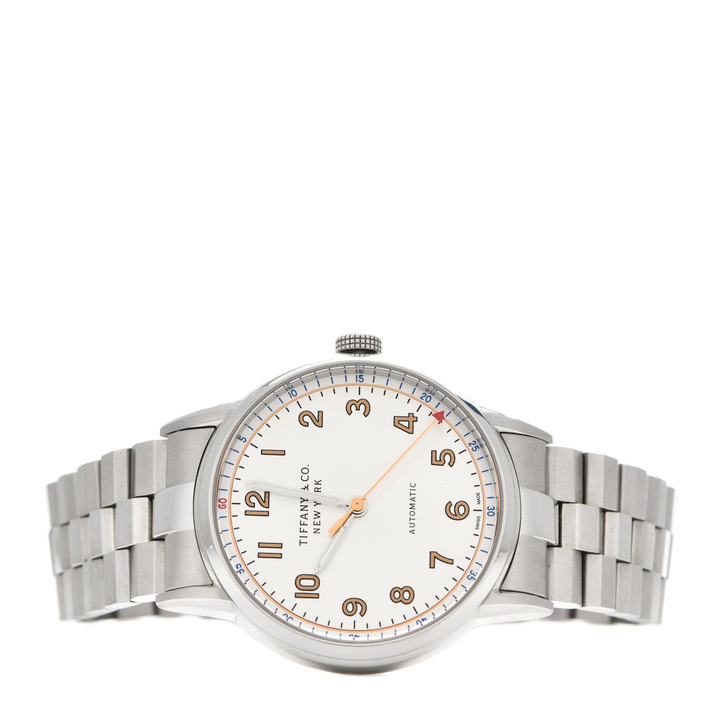 Stainless Steel 34mm CT60 3-Hand Automatic Watch