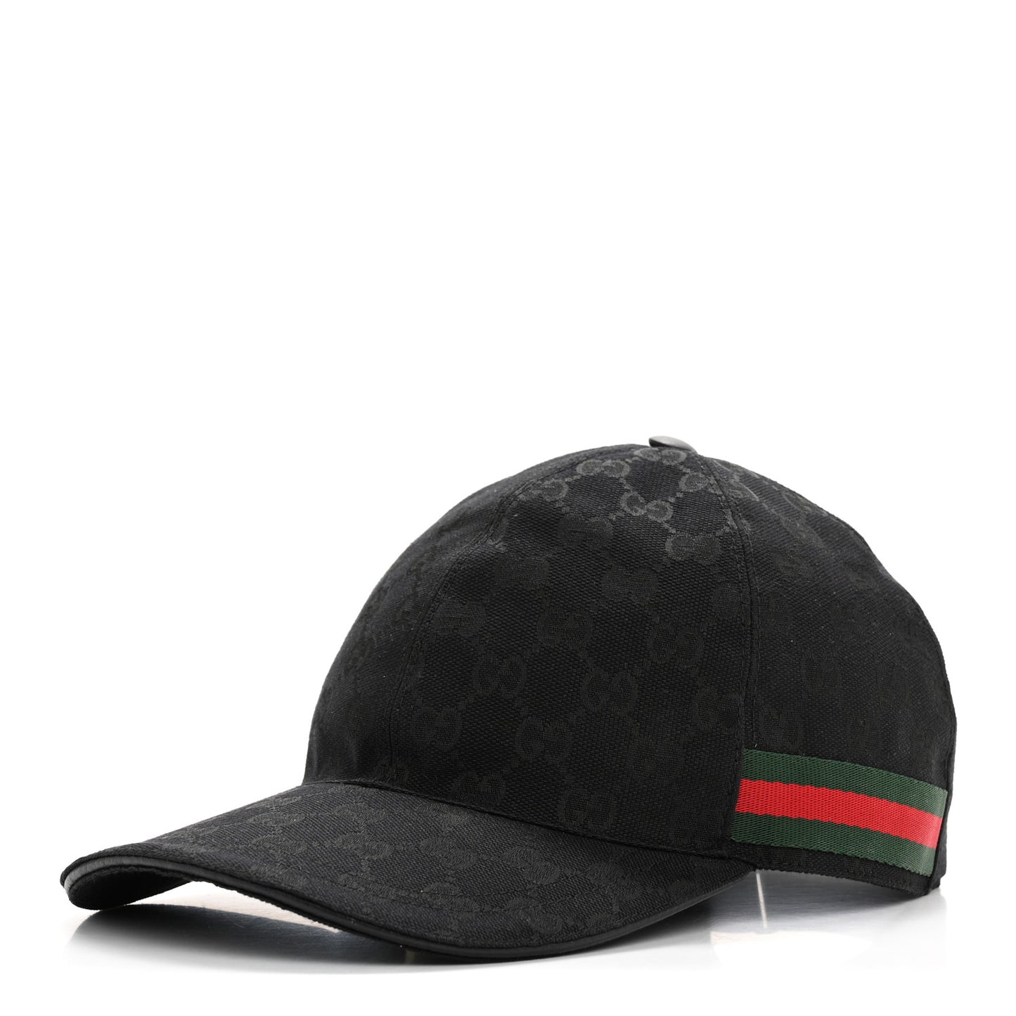 Monogram Web Baseball Hat S Black