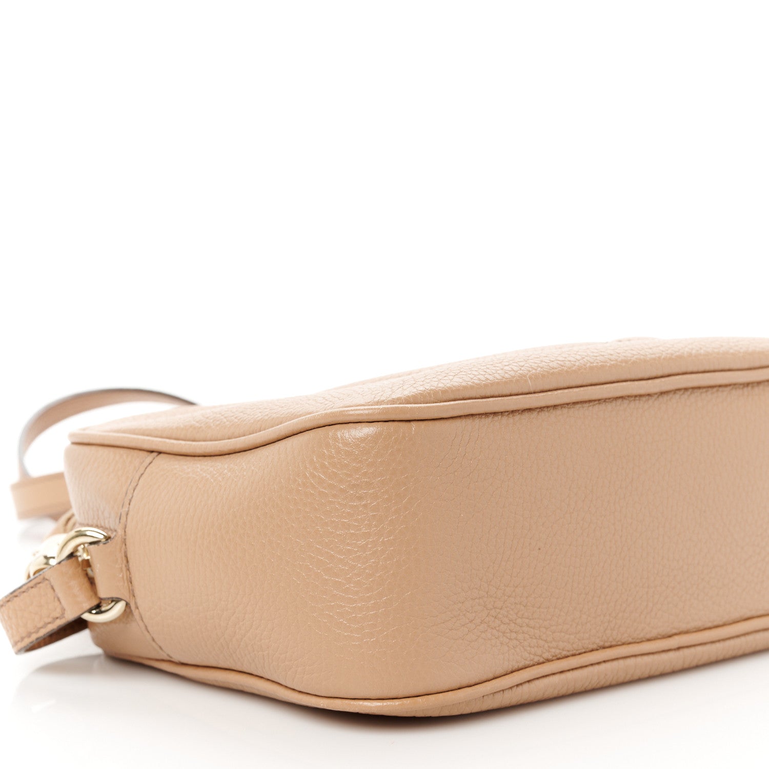 Gucci Pebbled Calfskin Small Soho Disco Bag Camelia 10 of 12