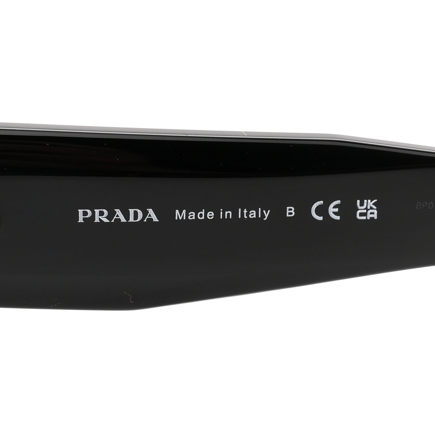 Prada Acetate Symbole Sunglasses SPR 06Y Black 5 of 8