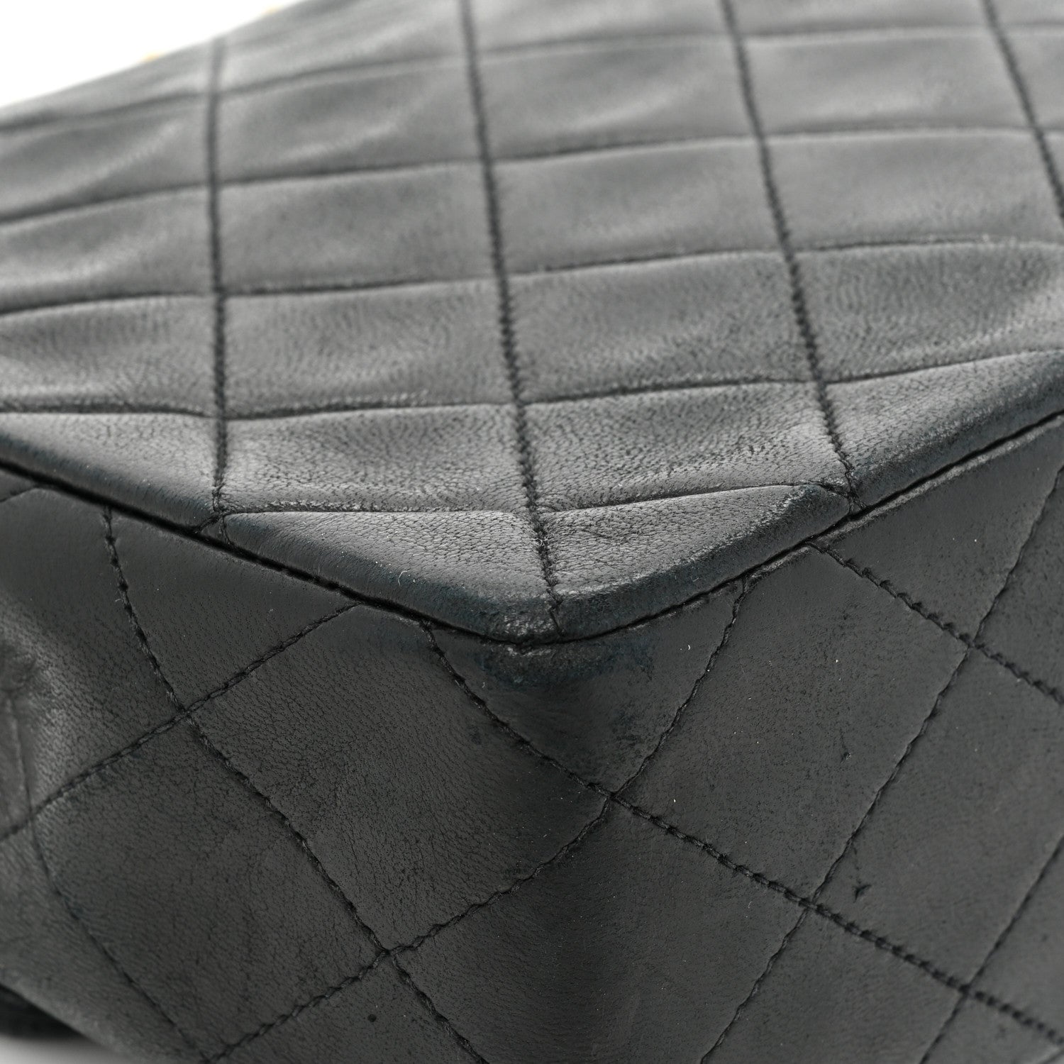 Chanel Lambskin Quilted Mini Square Flap Bag Black 13 of 16