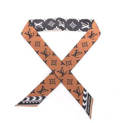 Louis Vuitton Silk Monogram Crafty Bandeau Caramel Black 1 of 4