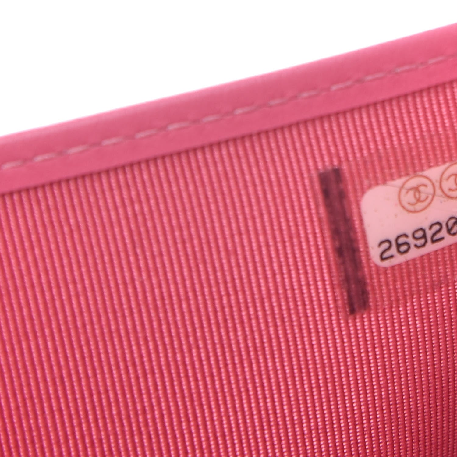 Chanel Caviar Quilted Compact Flap Wallet Pink 8 of 8