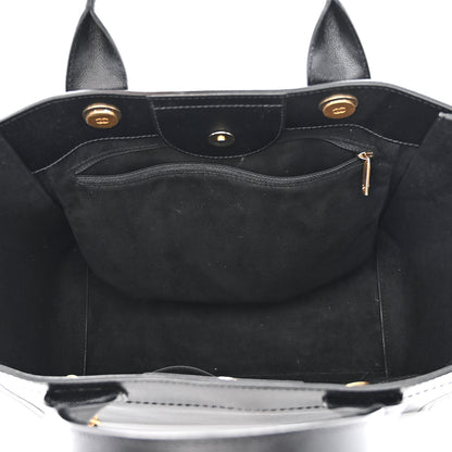 Chanel Caviar Small Studded Deauville Tote Black 5 of 14