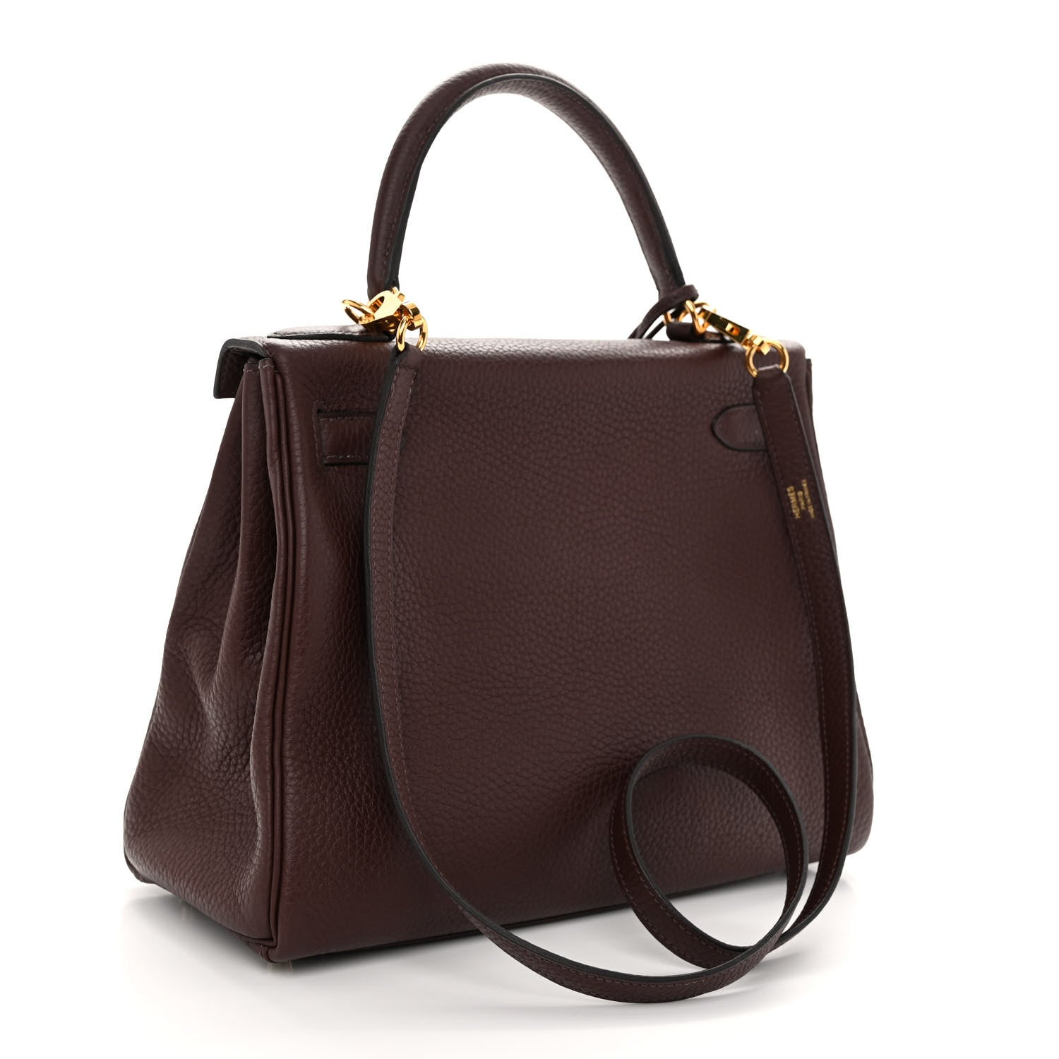 Hermes Taurillon Clemence Kelly Retourne 28 Havane 3 of 13
