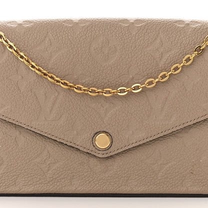 Louis Vuitton Empreinte Pochette Felicie Chain Wallet Tourterelle 10 of 16