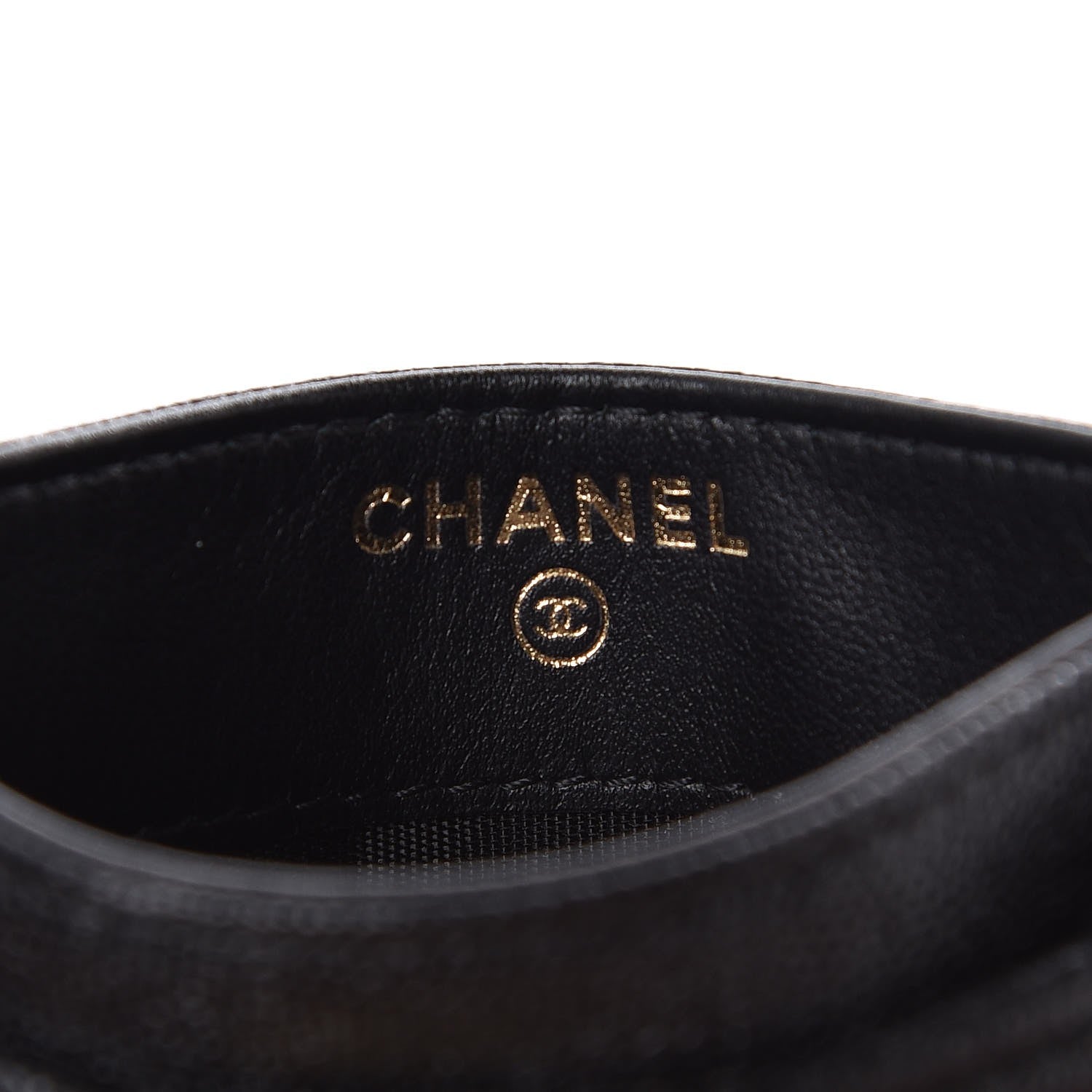Chanel Caviar Quilted Boy Card Holder Black 6 of 9