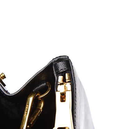 Prada Saffiano Small Galleria Double Zip Tote Black 11 of 15
