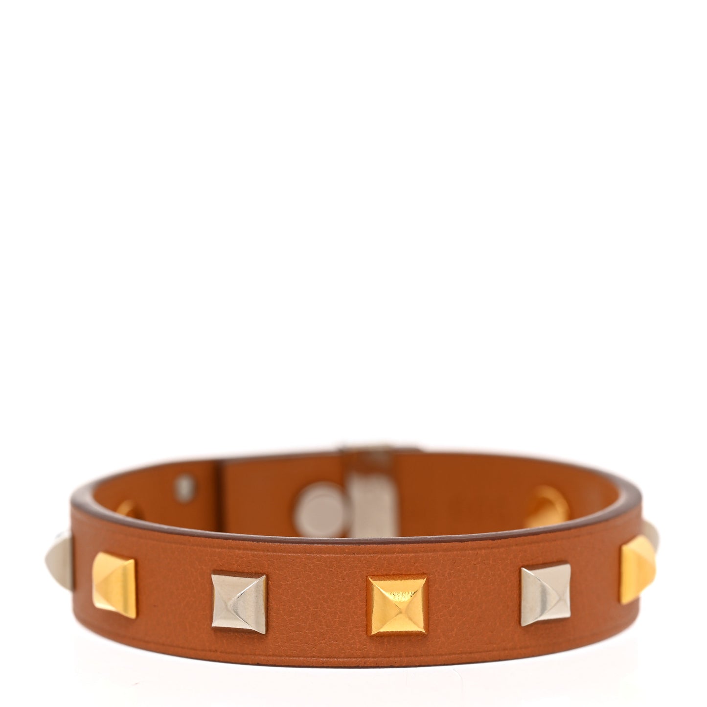 Swift Mini Dog Square Studded Bracelet T2 Gold