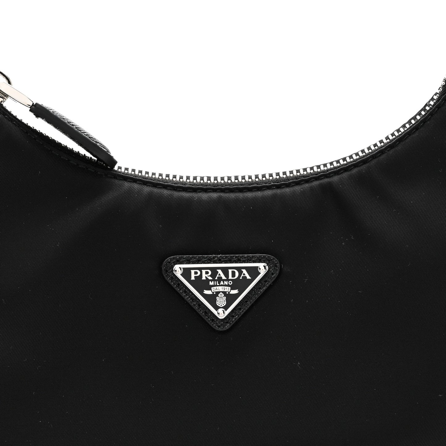 Tessuto Nylon Saffiano Mini Re-Edition 2005 Bag Black