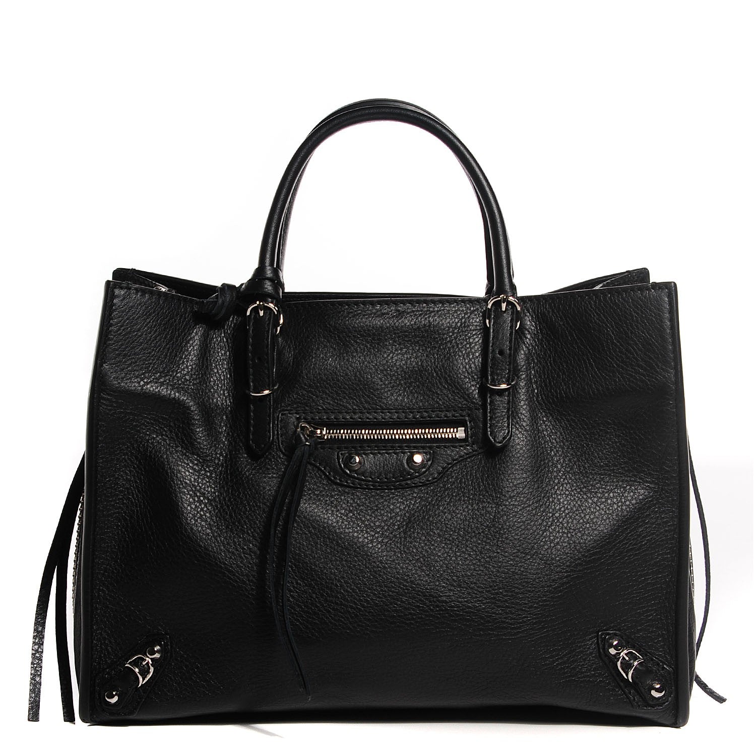 Balenciaga Calfskin Papier Mini A4 Tote Black 1 of 11