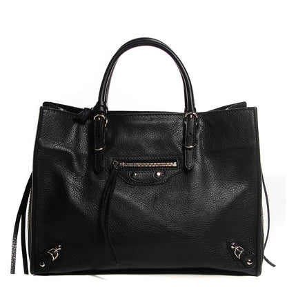 Balenciaga Calfskin Papier Mini A4 Tote Black 1 of 11