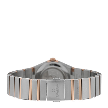 Omega Stainless Steel 18K Sedna Gold Diamond Bezel Mother of Pearl 28mm Constellation Quartz Watch 131.25.28.60.55.001 3 of 5