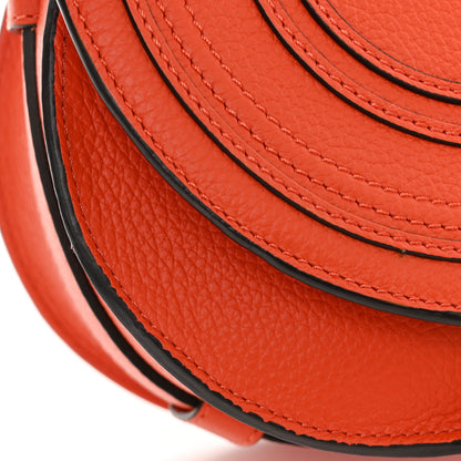 Chloe Calfskin Mini Marcie Round Crossbody Bag Rusted Orange 11 of 11