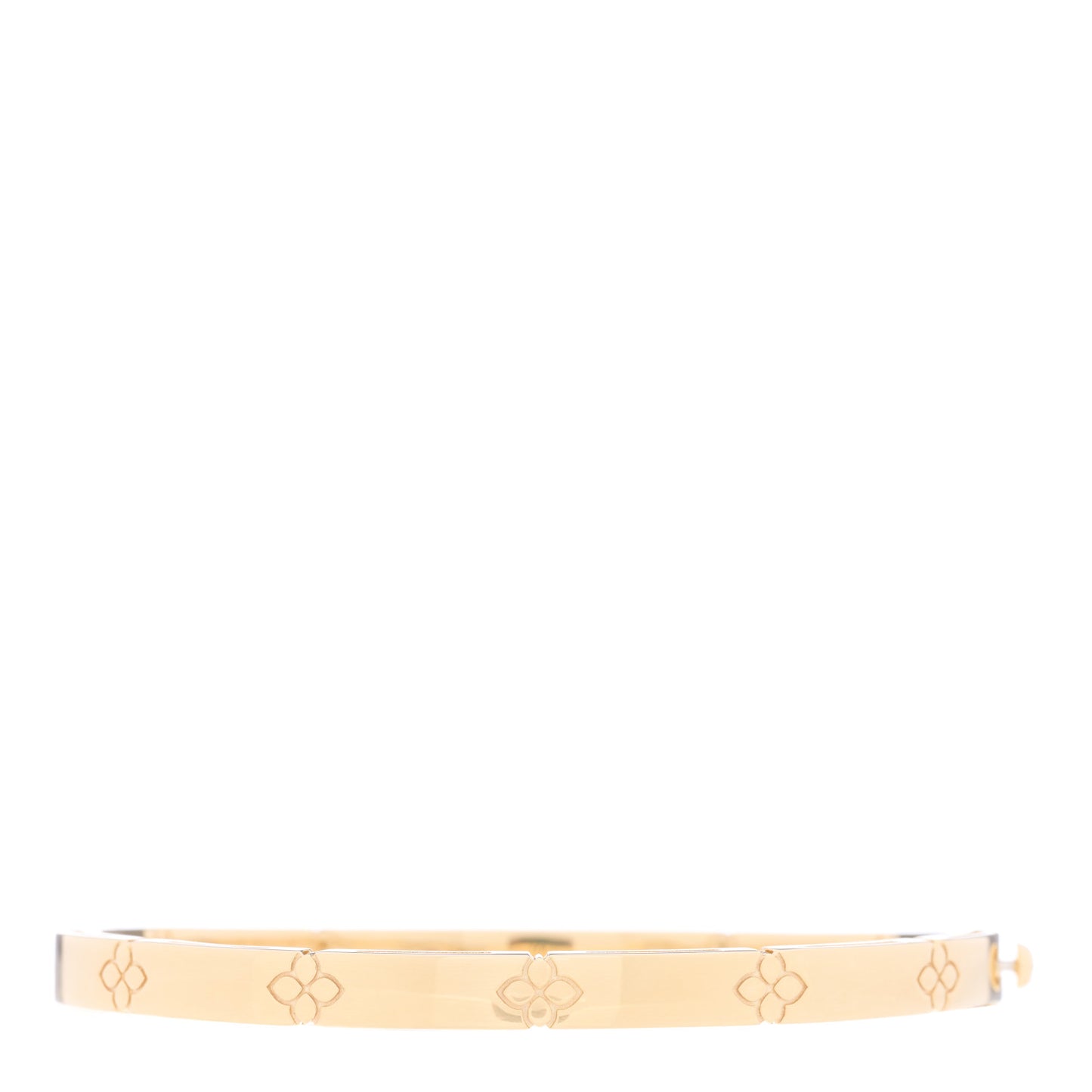 18K Yellow Gold Narrow Love in Verona Bangle Bracelet
