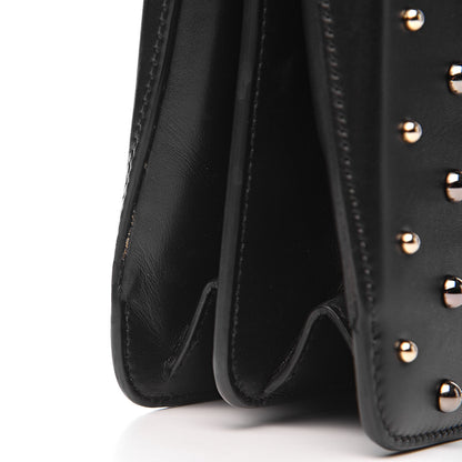 Versace Nappa Studded Medium DV ONE Satchel Black 12 of 13