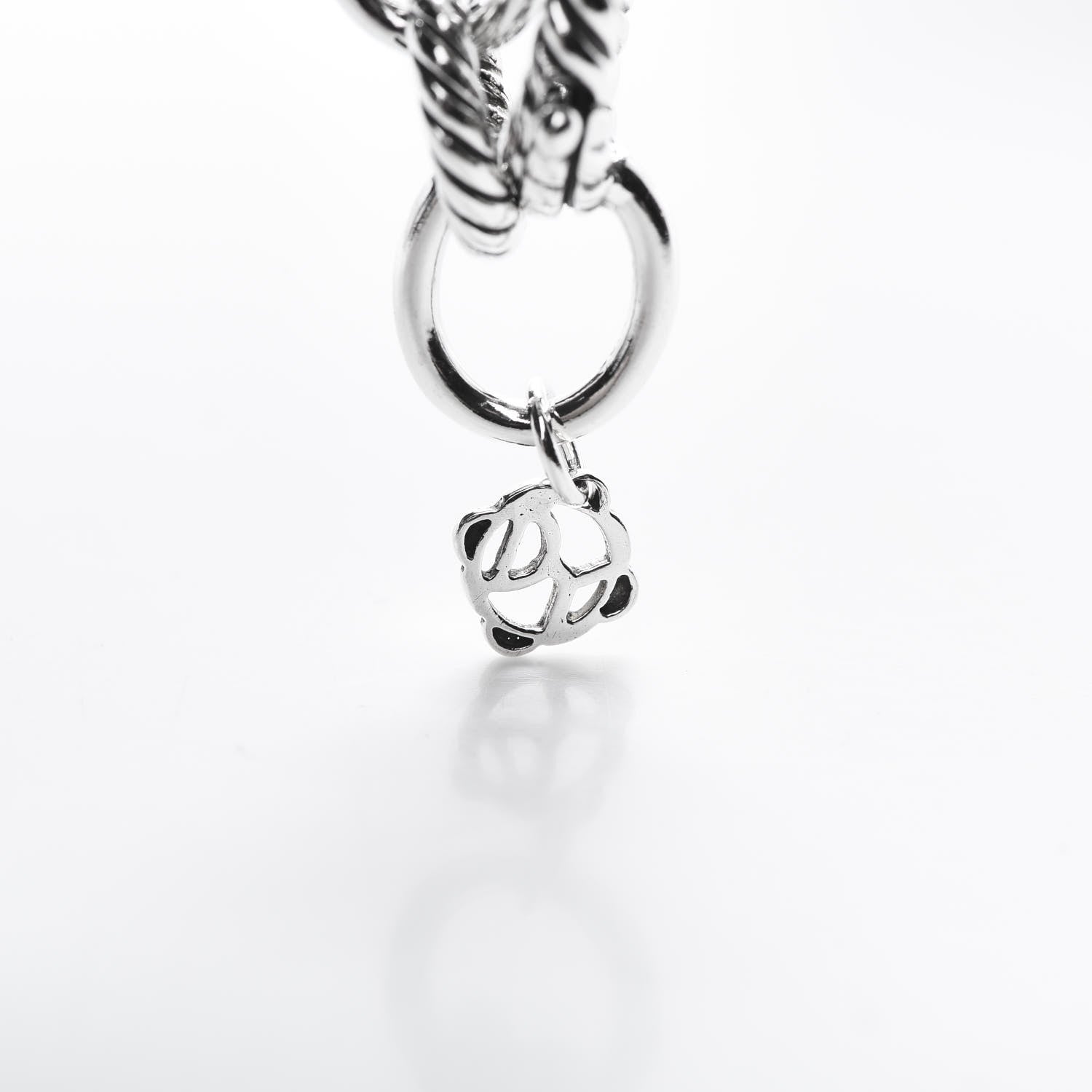 David Yurman Sterling Silver 10mm Medium Oval Link Bracelet 9 of 10