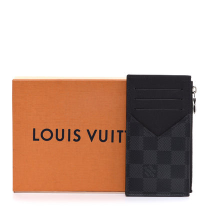Louis Vuitton Damier Graphite Taiga Coin Card Holder 8 of 8
