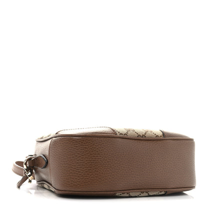 Gucci Monogram Mini Bree Messenger Bag Beige Tabacco 4 of 10