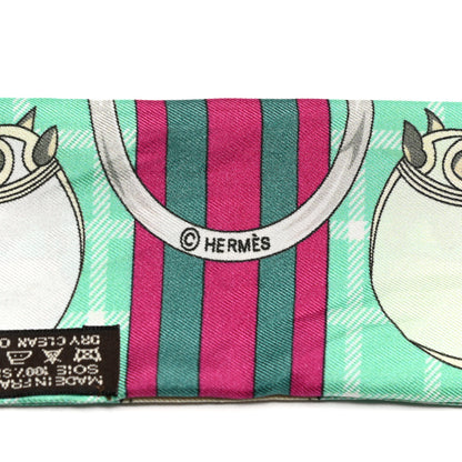 Hermes Silk Tatersale Twilly 3 of 5