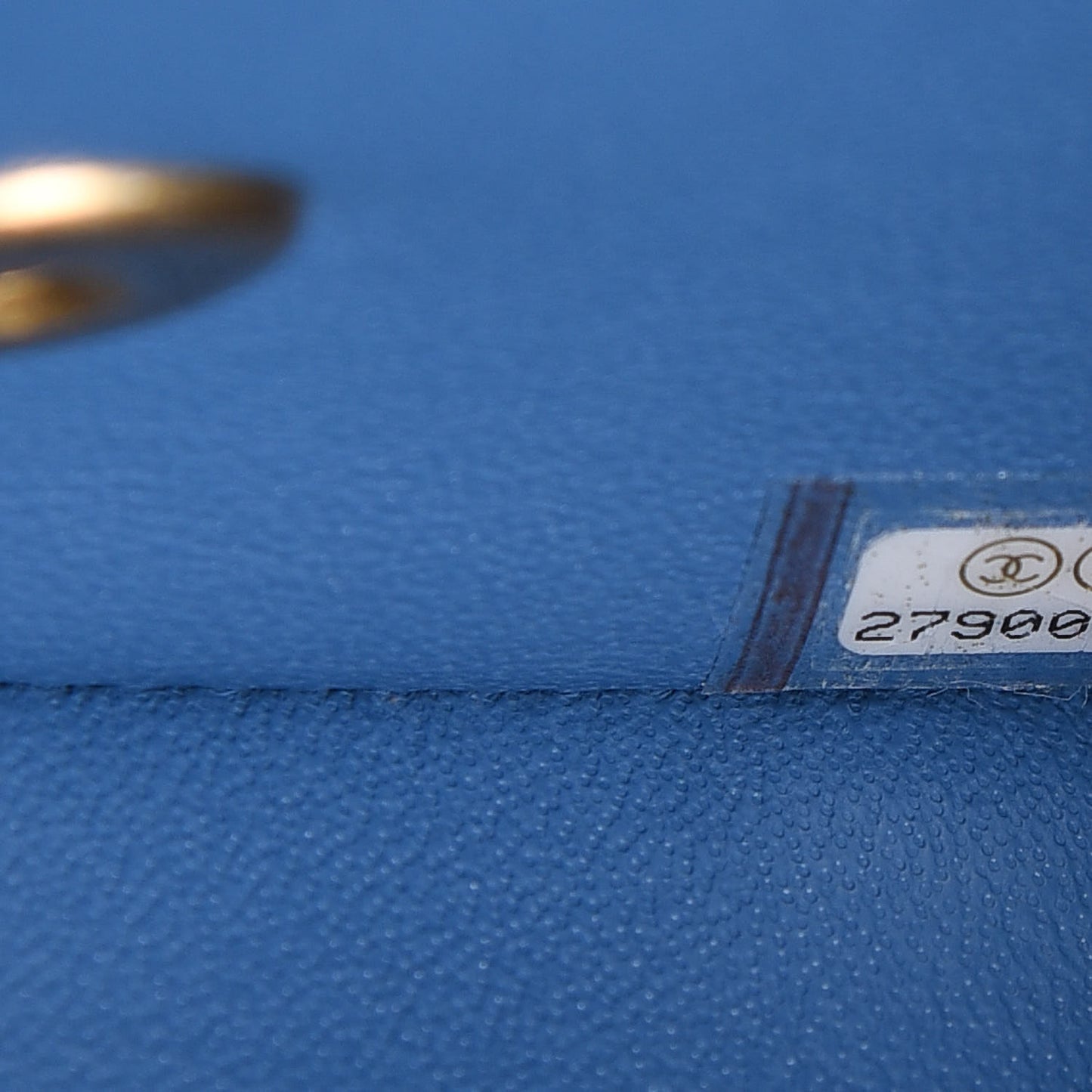 Lambskin Quilted Mini Square Flap Blue