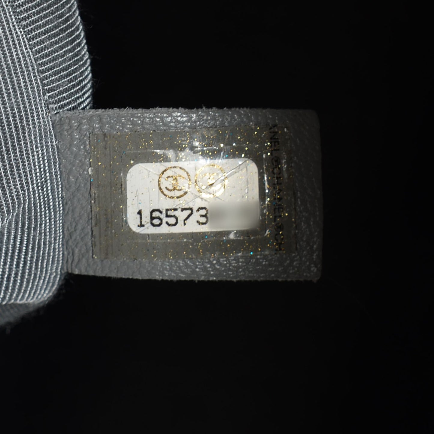 Lambskin Quilted Large Boy Flap Dark Grey