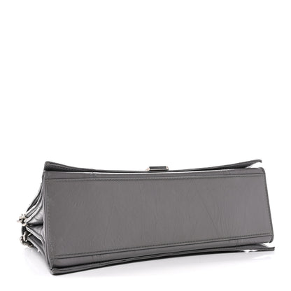 Balenciaga Crushed Calfskin Quilted Medium Crush Chain Bag Dark Grey 4 of 13