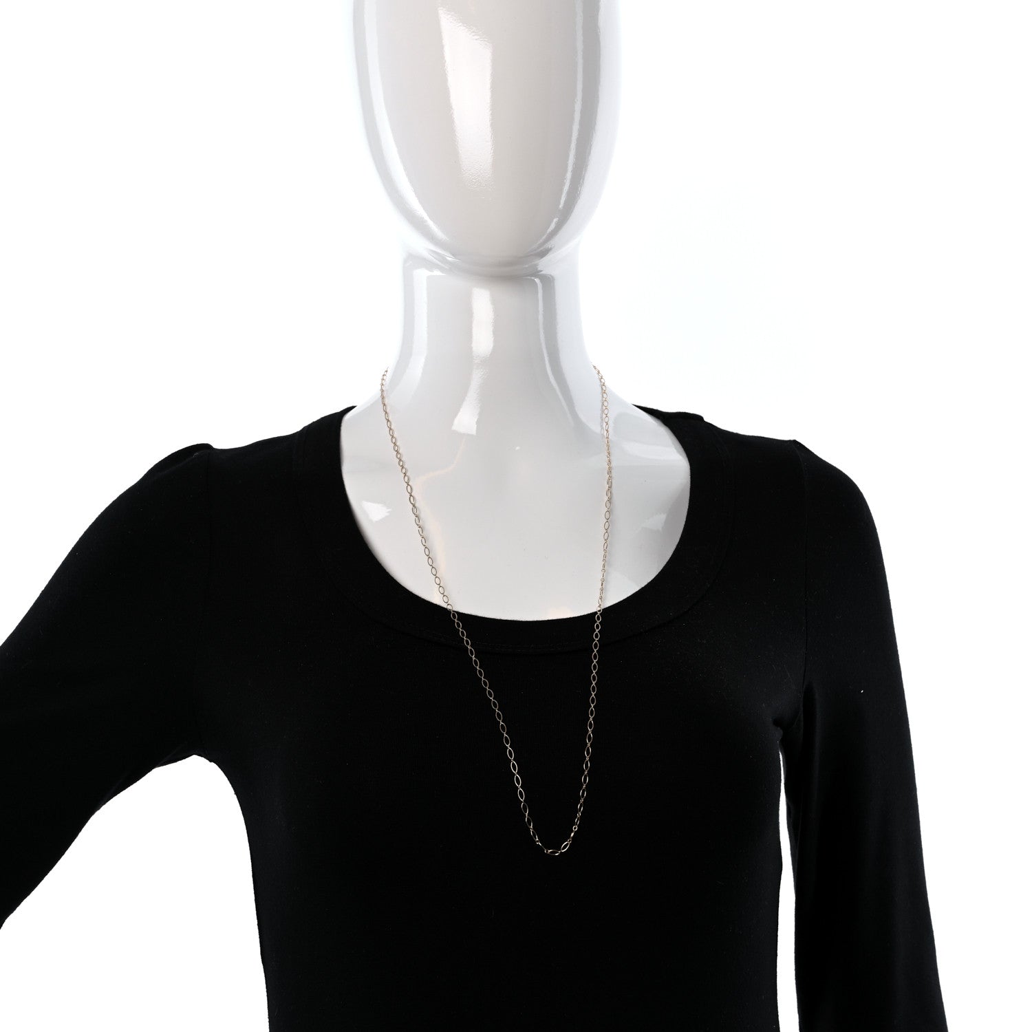 Tiffany 18K Rose Gold Oval Link Chain Necklace 30" 3 of 4