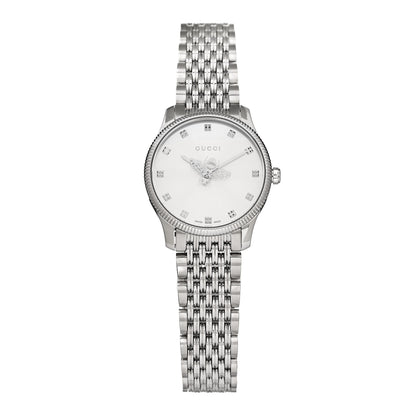 Gucci Stainless Steel 29mm G-Timeless Bee Quartz Watch 1 of 4