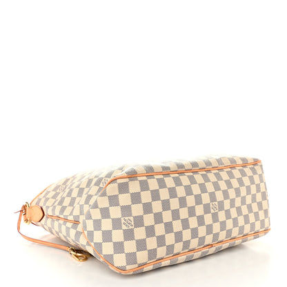 Louis Vuitton Damier Azur Delightful MM Rose Ballerine 4 of 9