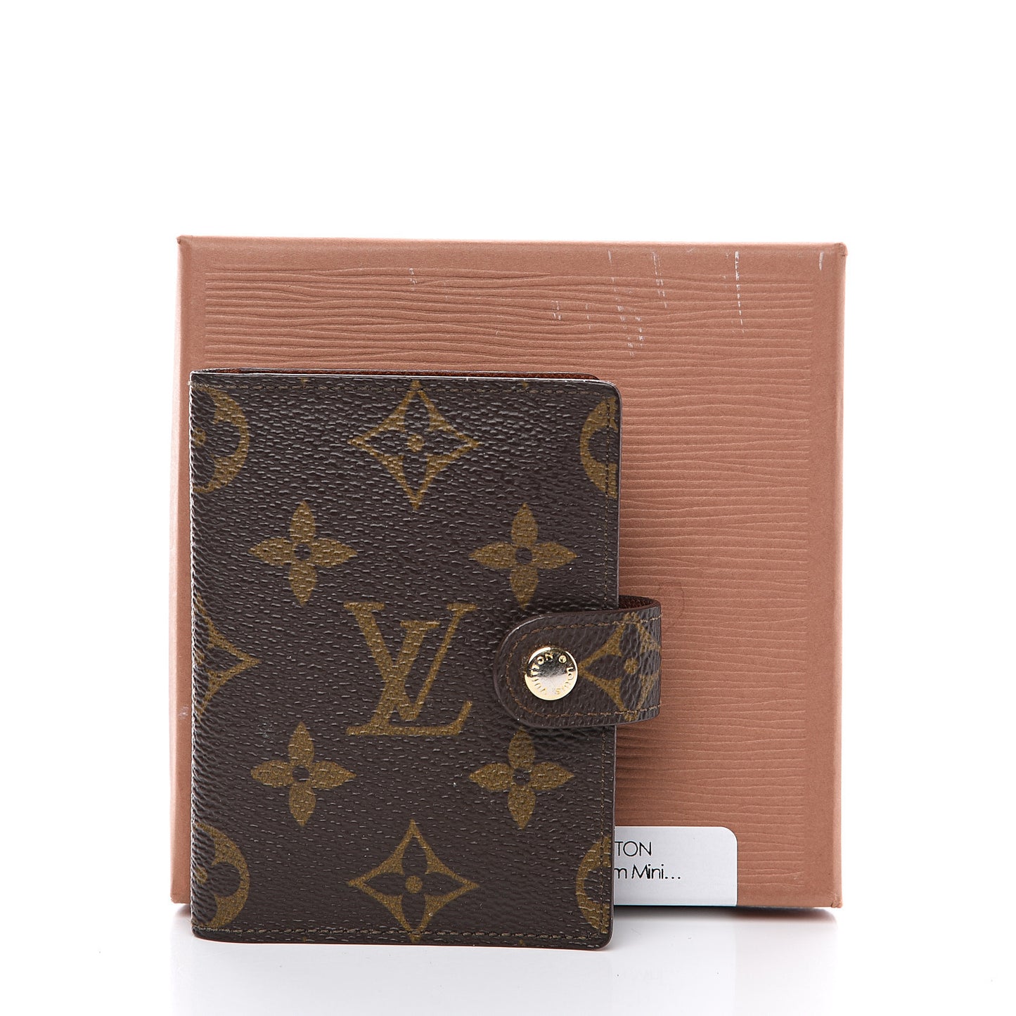 Monogram Mini Agenda Cover